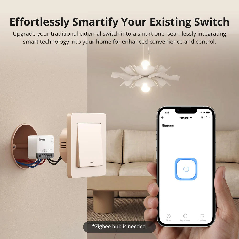 SONOFF NovaZBMINI Interrupteur Intelligent Zigbee Extrême NovaZBMINIR2